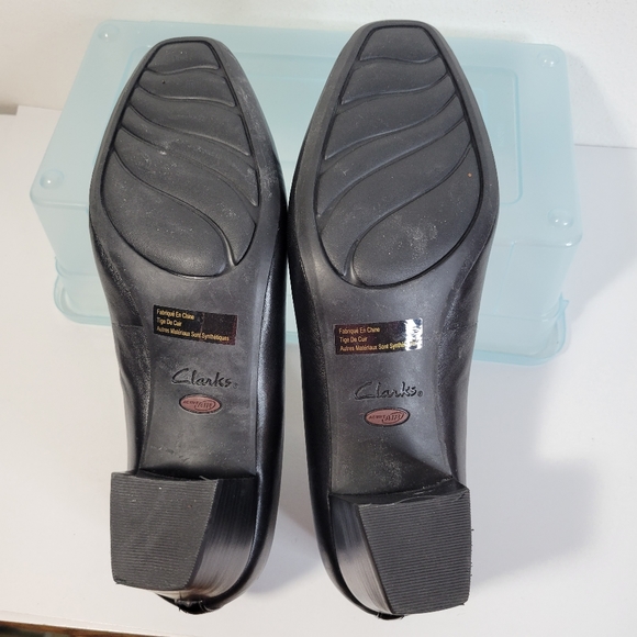 Womens Clark Everyday Levee delta Slip on Shoes Low heeled pumps 31219 Size 9.5 - Picture 7 of 11